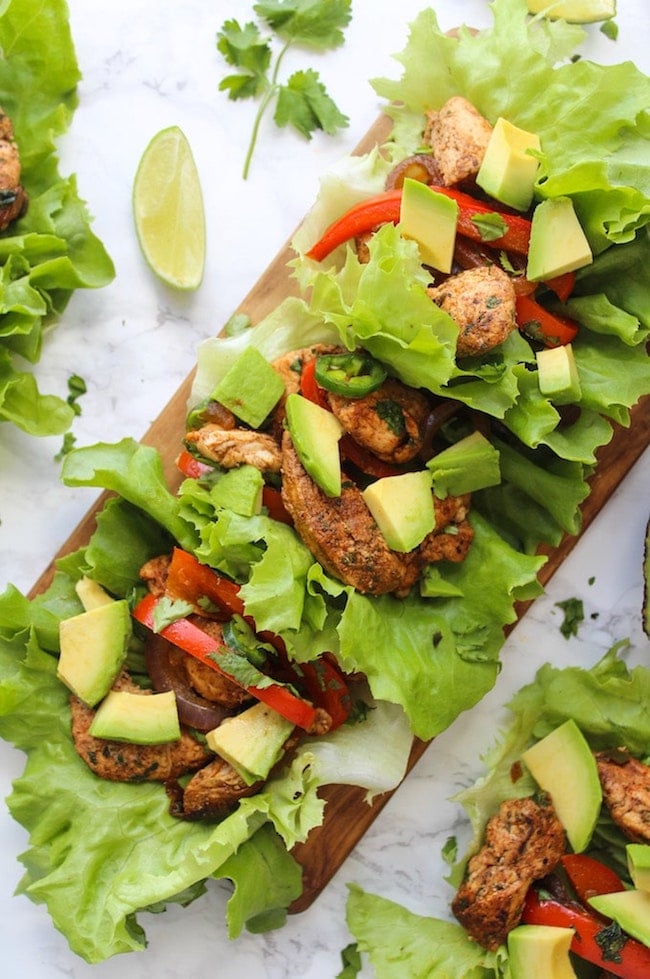 chicken fajita lettuce wraps recipe - Article 1